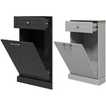 Homcom Hidden Trash Can Container Tilt Opening Kitchen Cabinet Bin. Fixed Price $130.99.