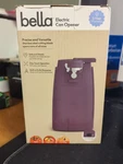 Bella Electric Can Opener And Knife Sharpener, Removable Cutting. Fixed Price $15.00.