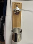 Cuisinart Magnetic Bottle Opener & Cup Holder. Fixed Price $8.00.