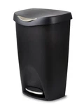 Umbra 084200-047 Brim Step On Trash Can, Black, 13 Gallon. Fixed Price $24.59.