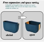 Hanging Folding Mini Trash Can For Kitchen Cabinet Door, Small Collapsible, Car. Fixed Price $13.99.