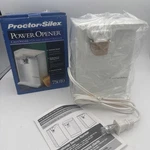Vtg Proctor Silex Power Opener Electric Can White Model 75010 Nos. Fixed Price $24.17.