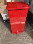 Rubbermaid Commercial Fgst24eplrd Defender 13 Gal Square Step-on Can, Red, Foot. Fixed Price $249.99.