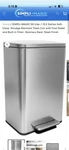 Simpli-magic 50 Liter / 13.2 Gallon Soft-close, Smudge Resistant Trash Can Wi.... Fixed Price $99.99.