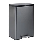 Rubbermaid Elite Step On Charcoal 13 Gallon Trash Can Hands Free Quiet Close. Fixed Price $167.90.
