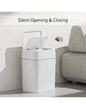 Elpheco Bathroom Trash Can With Lid 3.5 Gallon Motion Sensor Slim Garbage Can.... Fixed Price $25.99.