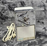 Vintage Oster Imperial Chrome White Can Opener & Knife Sharpener Model 525 Works. Fixed Price $45.00.