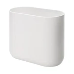 Idesign Slim Oval Plastic Waste Basket The Cade Collection, 10.56 X White. Fixed Price $26.05.