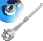 Aluminum Drum Wrench, Plug Bung Wrench For Opening 10 15 20 30 50 Silver. Fixed Price $11.58.
