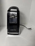 Hamilton Beach 76606za Electric Can Opener Smooth Edge Touch Chrome Works Great. Fixed Price $17.65.