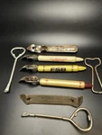 Vintage Bottle Opener Lot Can Openers Edlund, Benjamin Moore, Corning, Ar Bank. Fixed Price $19.99.