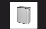 Brabantia Bo Touch Top Dual Compartment Recycling Trash Can, 2 X 8 Gallon. Fixed Price $242.00.
