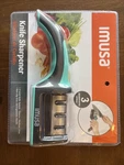 Imusa Knife Sharpener- 3 Sharpening Levels ( Coarse, Medium, Fine). Fixed Price $10.00.