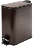 Stainless Steel Small Trash Can With Lid & Step Pedal - 5 Liters/1.3 Gallon S.... Fixed Price $38.40.