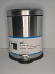 Honey-can-do 5l Step Trash Can Trs-01448, Stainless Steel With Removable Liner. Fixed Price $24.95.