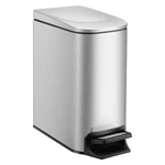 Trash Can With Lid Soft Close Step Pedal Stainless Steel Silver 6l Tipgo. Fixed Price $47.32.