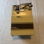 Vtg Rival Can Opener & Knife Sharpener Model 782 -2 Almond. Fixed Price $29.09.