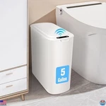 5 Gallon Touchless Motion Sensor Trash Can, Slim Wastebasket For Home & Office. Fixed Price $67.10.
