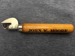 Vintage Can Opener Campaign Wood Handle John W Moore Assessor California. Fixed Price $9.99.