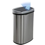 Bestoffice 13 Gallon Trash Can With Lid Gallon, Stainless Steel. Fixed Price $74.99.