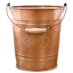 Autumn Alley Farmhouse Bathroom Trash Can - Metal Bucket With Woode.... Fixed Price $45.41.