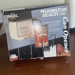 Vintage Hamilton Beach Scovill 840-al Under-cabinet Electric Can Opener Almond. Fixed Price $24.99.