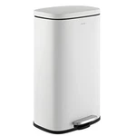 Stylish 793 Gallon White Step Trash Can Durable Smudge Resistant Design. Fixed Price $100.90.