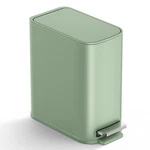 Tipgo Small Bathroom Trash Can With Lid Soft Close, Step Pedal, 1.3 Green. Fixed Price $51.62.