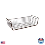 Spectrum Diversified Ashley Large Cabinet Shelf Basket Bronze. Fixed Price $46.10.