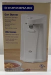 Durabrand White Plug In Can Opener With Removable Blade Assembly New Box. Fixed Price $21.00.