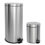 Happimess Hpm1000a Leo Round 8 Gallon Fingerprint Resistant - Stainless Steel. Fixed Price $129.98.