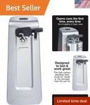 Electric Can Opener Stainless Steel Blade Extra Tall Silver Kitchen Appliance. Fixed Price $44.97.