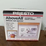 Presto Above All Deluxe Can Opener 05640 Automatic Under Cabinet New And Sealed. Fixed Price $60.00.