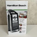 Hamilton Beach Smooth Touch Can Opener Model 76606z Black Chrome New. Fixed Price $28.95.