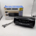 Black & Decker Slimline Spacemaker Can Opener Digital Clock W/ Hardware Ec950b. Fixed Price $49.99.