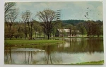 1958 Ny Postcard Hamilton Colgate University Student Union Building Taylor Lake. Fixed Price $6.99.