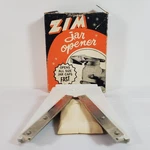 Vintage Zim Under The Cabinet Jar Opener Stainless Steel White Made In Usa - Nos. Fixed Price $18.99.