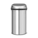 Brabantia Touch Top Trash Can Matte Steel Fingerprint Proof Corrosion-resistant. Fixed Price $230.94.
