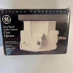 Ge Easy Touch Under Cabinet Electric Can Opener White W/mounting Hardware. Fixed Price $24.85.