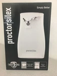 Proctor Silex White Electric Can Opener Magnetic Lid Holder #75224g. Fixed Price $26.78.