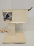 Vintage Ge Electric Can Opener Pedestal Stand Automatic Beige Cream Working. Fixed Price $28.00.