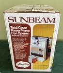 Vtg Sunbeam Total Clean Power Pierce Can Opener Knife Sharpener 5-93 Woodtone. Fixed Price $69.95.