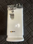 Vintage Salton Electric Can Opener, Knife Sharpener & Bottle Opener. Fixed Price $37.99.