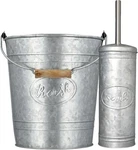Autumn Alley Farmhouse Bathroom Trash Can And Toilet Brush Set. Fixed Price $39.99.