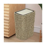 Boho Trash Can With Lid,3 Gallon Small Rattan Pr... Usa Fast Ship. Fixed Price $64.45.
