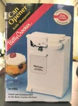 Vintage Betty Crocker Electric Can Opener & Knife Sharpener Model Bc-1101k White. Fixed Price $32.95.