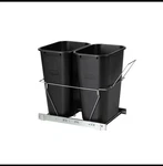 Rubbermaid Kitchen Cabinet Pull-out Trash And Recycling Bin 10.25 Gallon Each. Fixed Price $69.69.