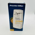 Proctor Silex Tall Power Can Opener Model 75224 White Tested Works. Fixed Price $19.87.