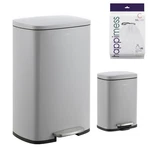 Trash Can 13 Gallon Rectangular Soft Close Lid Fingerprint Resistant Fog Gray. Fixed Price $209.99.