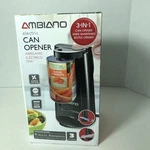 Ambiano Electric Can Opener 3 In 1 Sharpener Model 72813a1 Steel F3. Fixed Price $13.99.